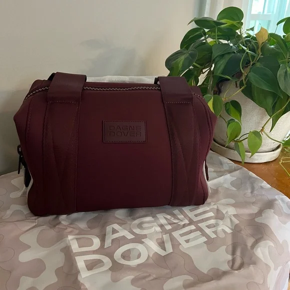 Dagne Dover Bags Dagne Dover Landon Neoprene Carryall Bag Small Currant Poshmark
